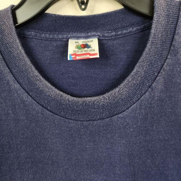 Vintage Fruit Of The Loom Shirttales 1981 Oh Sh!+ Frontside Graphic Tee XL - Picture 7 of 10